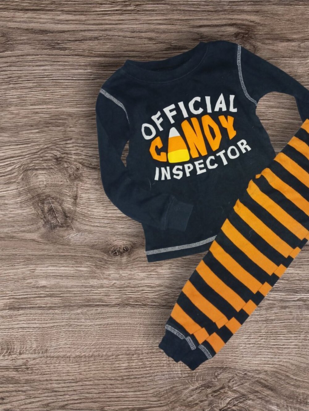Carter's Just One You Toddler Boys 2T Official Candy Inspector Halloween Pajama